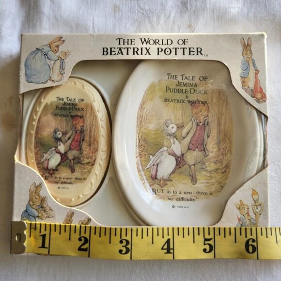 Beatrix Potter Soap Dish & Soap - The Tale of Jemima Puddle-Duck - Picture 9 of 9
